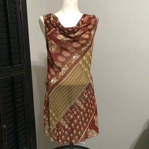 Sheer vintage pattern dress